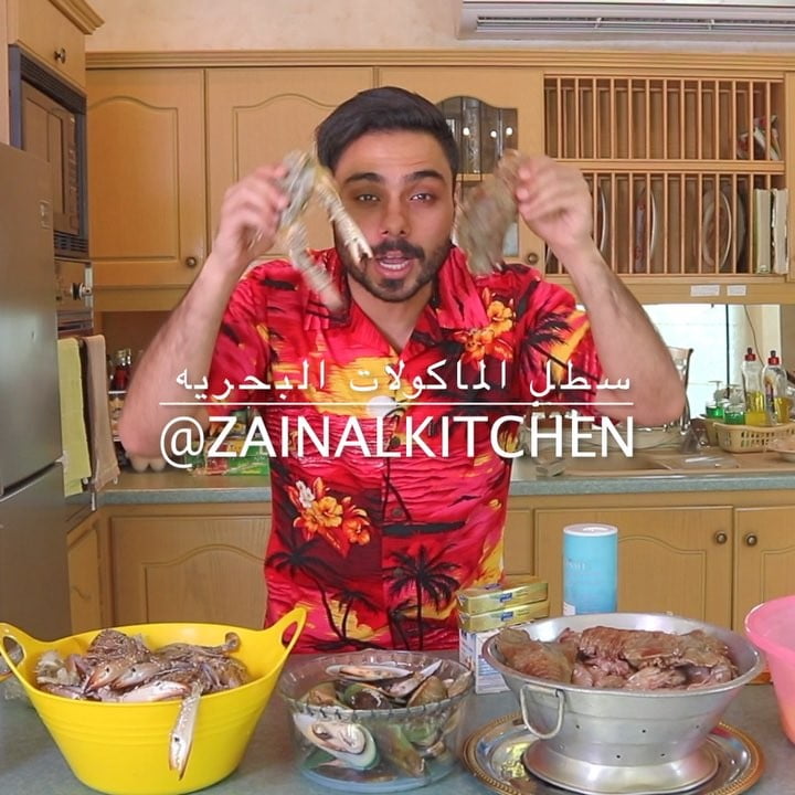 طريقة عمل سطل المأكولات البحريه طريقة سريعة و سهلة Zainal Kitchen يوسف زينل كوك إنستا