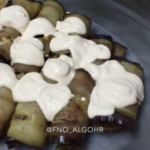 لفائف الباذنجان باللحم المفروم الجزء2