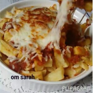 بطاطس البيتزا