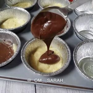 بسبوسه بحشوة النوتيلا