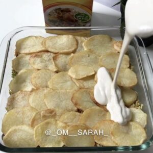 صينية البطاطس بالدجاج