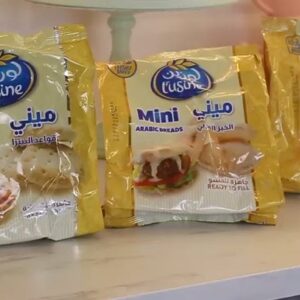 ميني كرواسون+قاعدة البيتزا+ميني خبز عربي