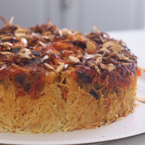 مقلوبة اللحم والخضار