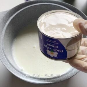 مهلبيه بالقشطه وطبقات البسكويت