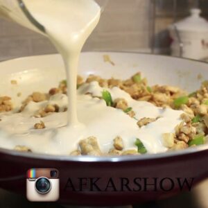 البطاطس المهروسة بحشوة الدجاج
