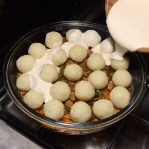 صينية كرات البطاطس