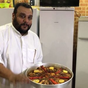 صينية الربيان الجامبو الفخمة