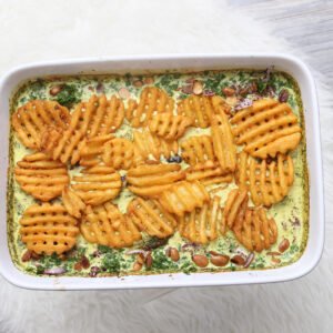 كباب بكريمة المشروم والشبنت