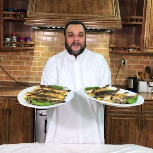 سمك مشوي بالرده