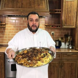 الزربيان على الدجاج بدون تبخير الفحم