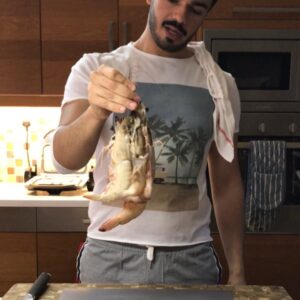 خمس ربيانات وثوم وكزبرة – سهل ولذيذ وسريع