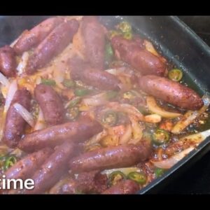 سجق على الصاج