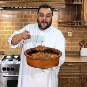 لحم بالفخار