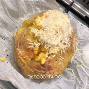 البيرغر والبطاطا