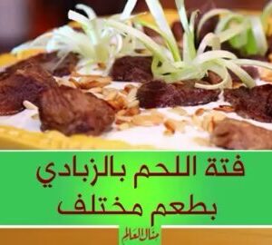 فتة اللحم بالزبادي