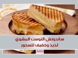 ساندوتش التوست المشوي