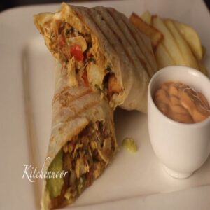 شاورما مع مايونيز