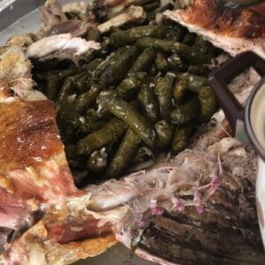 خروف محشي ورق عنب