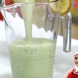 مشروب الليمونادة مع الكيوي