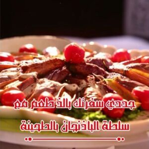 سلطان الباذنجان بالطحينة