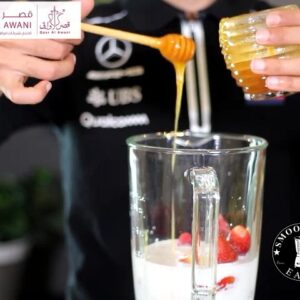 سموذي الفراولة بحليب جوز الهند