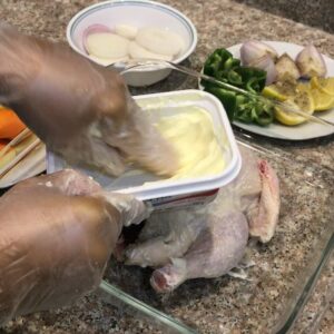دجاج مشوي بالفرن
