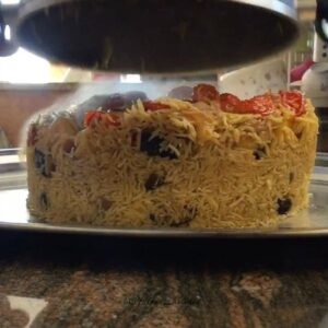 .مقلوبه بالباذنحان والبطاطا