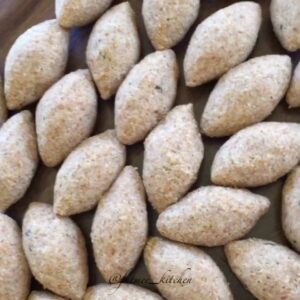كبه بلبن ماعز مع شيش برك