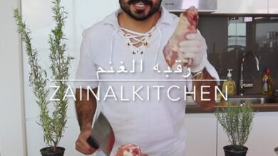 رقبه غنم مطهو ببطء لمده ٦ ساعات  Braised Lamb Neck For 6 Hours. المقادير مفلل وي