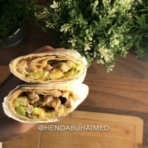 شاورما الدجاج المدخن
