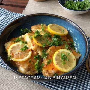 فيليه السمك بصوص الليمون