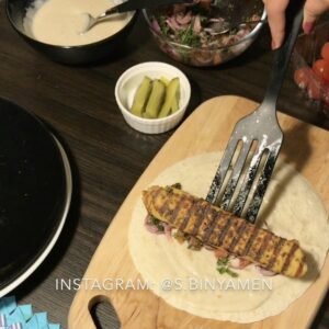 ساندويتشات كباب بالدجاج