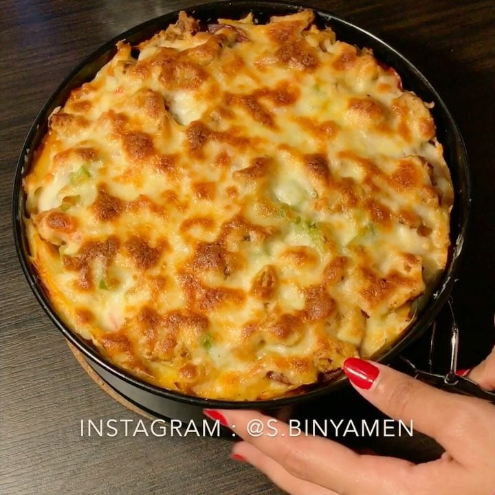 ..
-
وصفه اليوم نسميها قالب مكرونه البيتزا
مررره ممتعه وقت التحضير انا أحب الصو