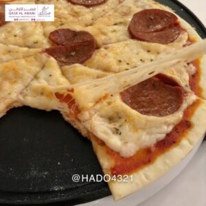 بيتزا ايطاليه رقيقه