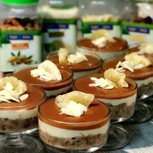 حلى الكاسات الشعيريه بالمكسرات والتوفي