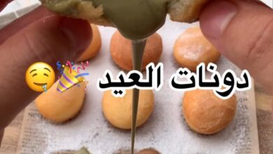 دونات محشية
.
.
المقادير:
½ كوب حليب فاتر
ملعقتين كبار سكر
ملعقة كبيرة خميرة