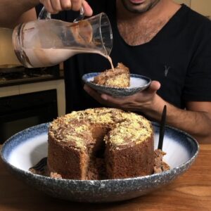 Nutella Milk Cake