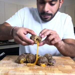 Beef Balls With Cheese