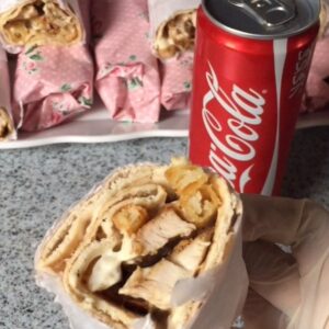 شاورما دجاج ع الصاج