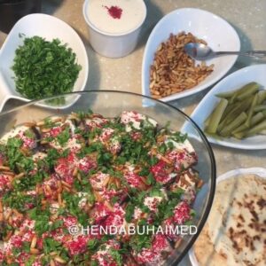 لفائف بالباذنجان