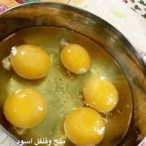 اومليت السبانخ