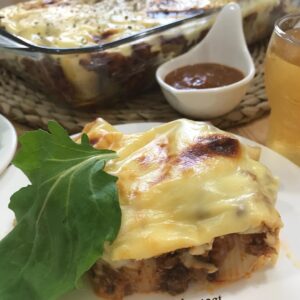 مكرونة بصوص الموزريلا