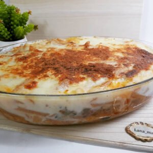 مكرونة باشميل تركي