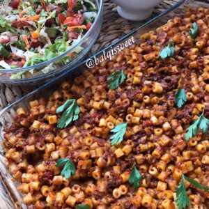 مكرونة ريجاتو بنكهة عربيه