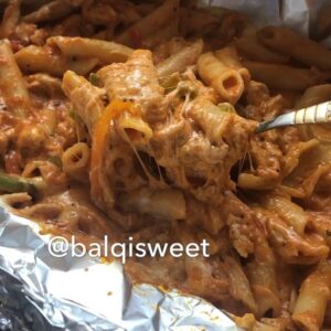 مكرونة القصدير بالدجاج