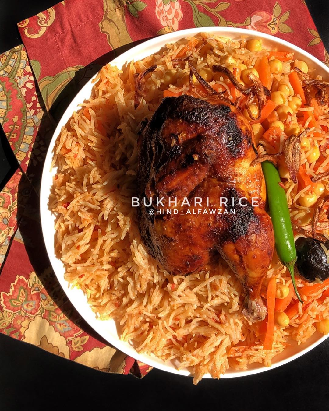 الأرز البخاري ..
بطريقة ..
..
مشبع بالنكهة الأصيلة .. والكثير من الذكريات ..
.