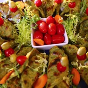 خبز عروق خضراوات