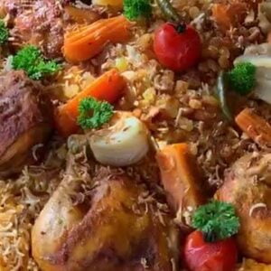 مندي الدجاج المدخن