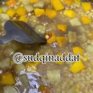 تشاودر الذرة الكندية مع البطاطا