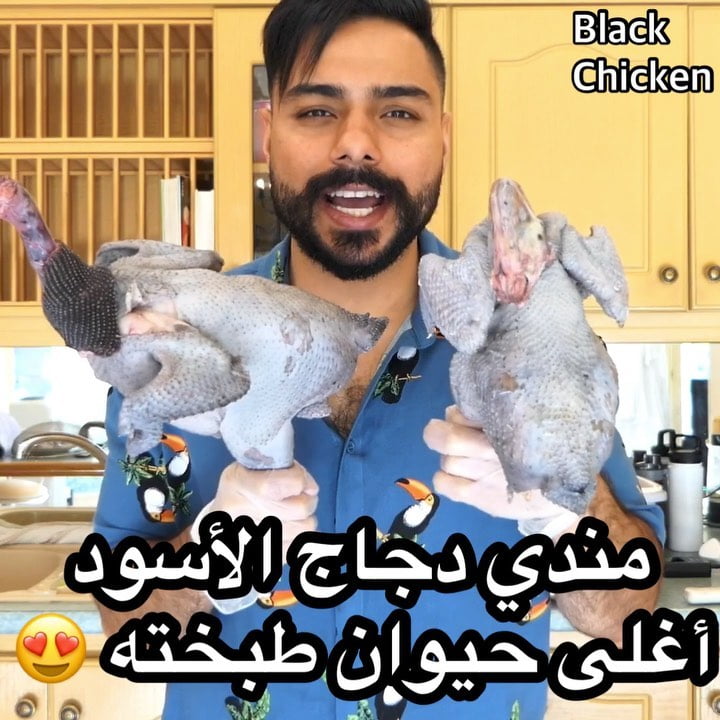 ما تمللتو من الدجاج الأبيض وودكم تجربون الدجاج الأسود ؟  اتضح الدجاج الأسود اللي
